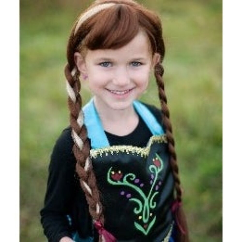 Great Pretenders Princess Braid Brown & Blonde Hair Accessory New w/Tag Sealed
